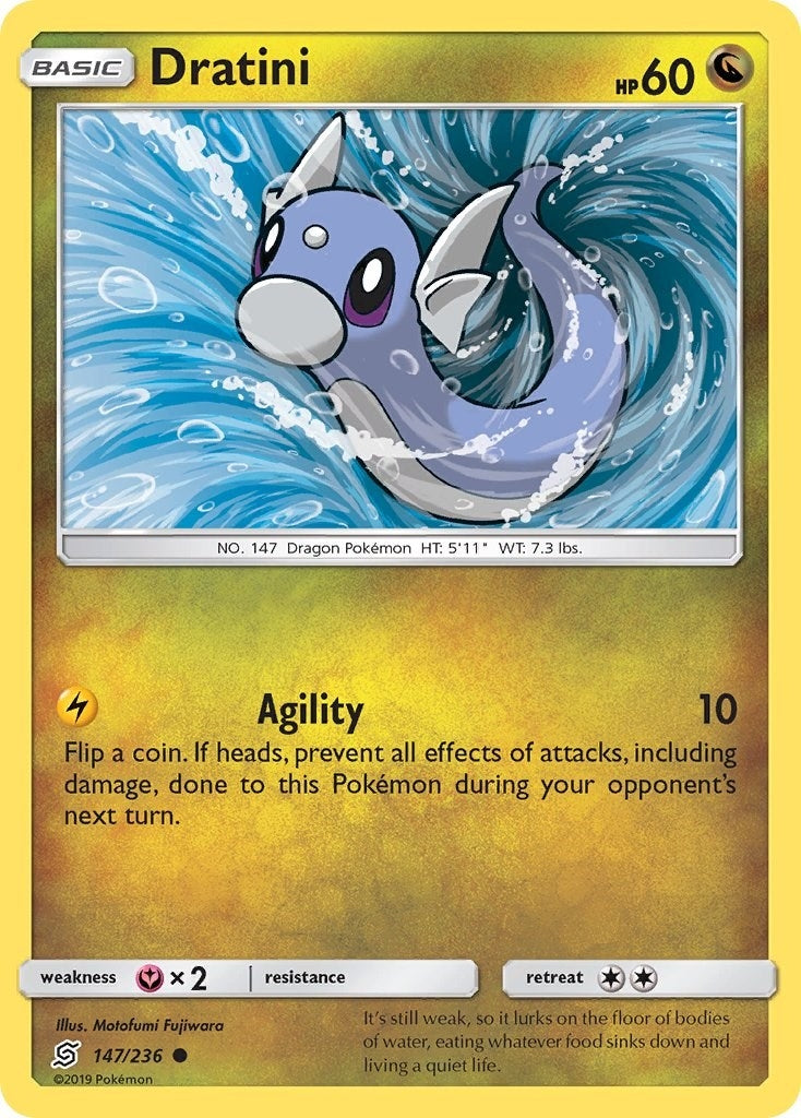 Image for Dratini (147) (SM - Unified Minds) (147/236) - Pokemon