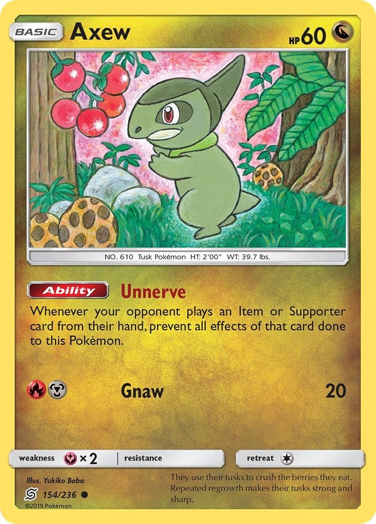 Image for Axew (SM - Unified Minds) (154/236) - Pokemon