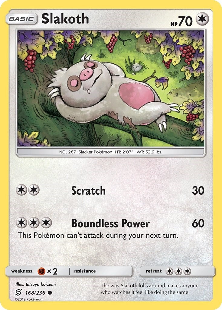 Image for Slakoth (168) (SM - Unified Minds) (168/236) - Pokemon