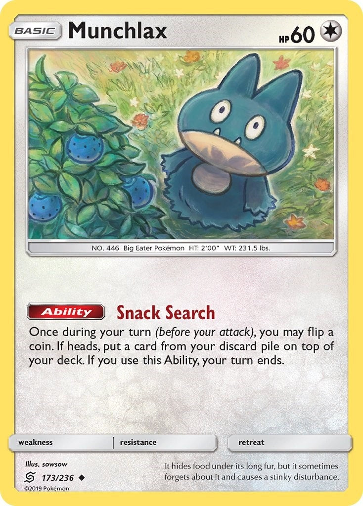 Image for Munchlax (SM - Unified Minds) (173/236) - Pokemon