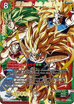 Image for SS3 Scramble - Raditz, Vegeta & Broly (Assault of the Saiyans) (BT7-130) - Dragon Ball Super: Masters
