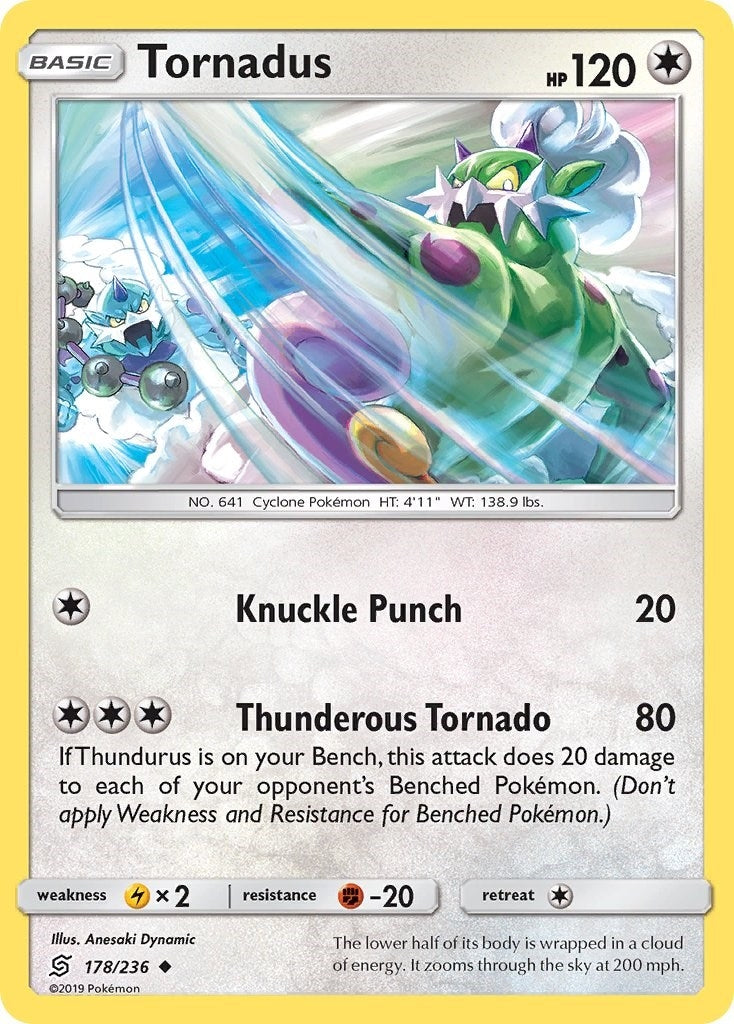 Image for Tornadus (SM - Unified Minds) (178/236) - Pokemon