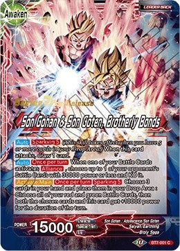 Image for Son Gohan // Son Gohan & Son Goten, Brotherly Bonds (Assault of the Saiyans Pre-Release Cards) (BT7-001_PR) - Dragon Ball Super: Masters