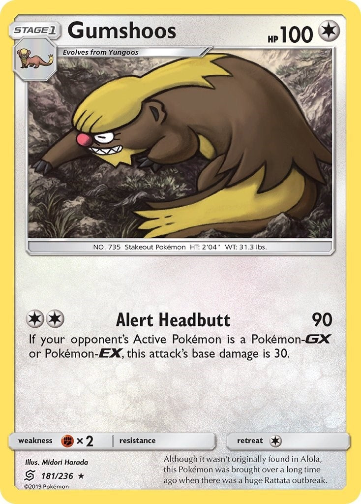 Image for Gumshoos (SM - Unified Minds) (181/236) - Pokemon