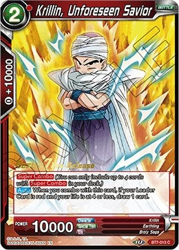 Image for Krillin, Unforeseen Savior (Assault of the Saiyans Pre-Release Cards) (BT7-013_PR) - Dragon Ball Super: Masters