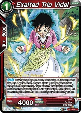 Image for Exalted Trio Videl (Assault of the Saiyans Pre-Release Cards) (BT7-014_PR) - Dragon Ball Super: Masters
