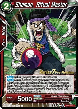 Image for Shaman, Ritual Master (Assault of the Saiyans Pre-Release Cards) (BT7-019_PR) - Dragon Ball Super: Masters