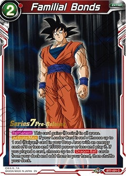 Image for Familial Bonds (Assault of the Saiyans Pre-Release Cards) (BT7-021_PR) - Dragon Ball Super: Masters