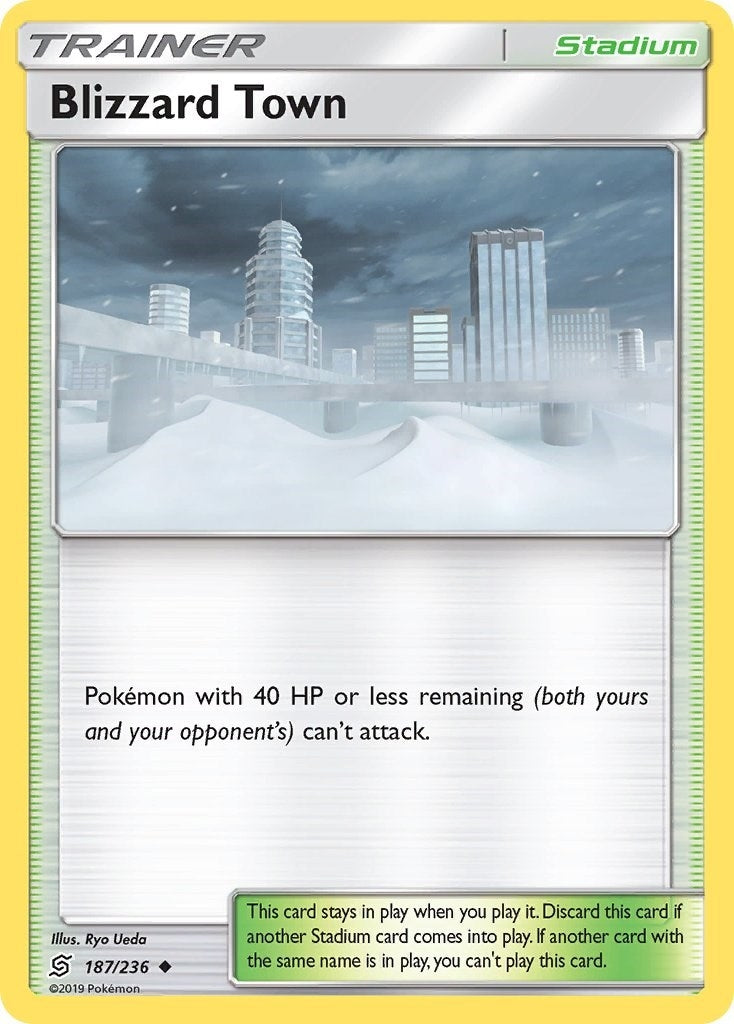 Image for Blizzard Town (SM - Unified Minds) (187/236) - Pokemon
