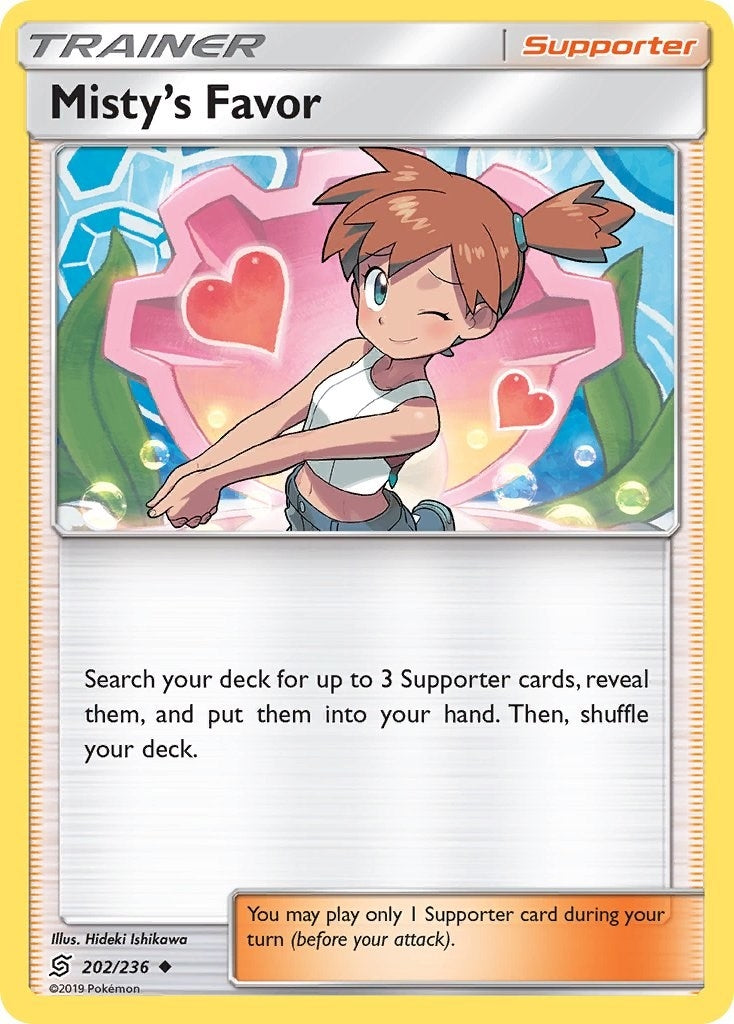 Image for Misty's Favor (SM - Unified Minds) (202/236) - Pokemon