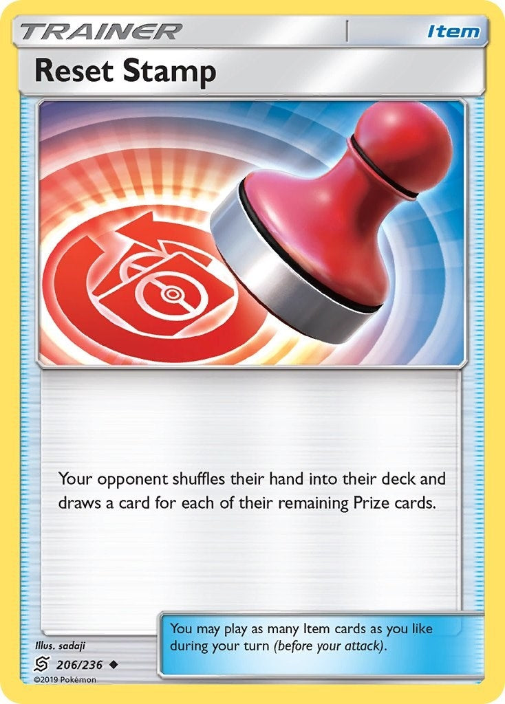 Image for Reset Stamp (SM - Unified Minds) (206/236) - Pokemon