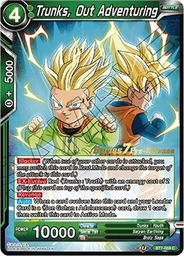 Image for Trunks, Out Adventuring (Assault of the Saiyans Pre-Release Cards) (BT7-059_PR) - Dragon Ball Super: Masters