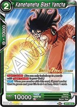 Image for Kamehameha Blast Yamcha (Assault of the Saiyans Pre-Release Cards) (BT7-062_PR) - Dragon Ball Super: Masters