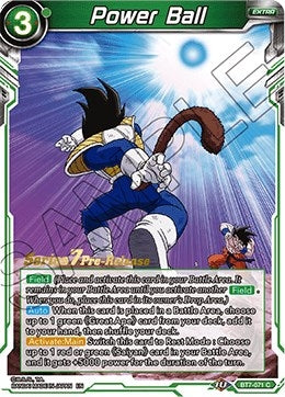 Image for Power Ball (Assault of the Saiyans Pre-Release Cards) (BT7-071_PR) - Dragon Ball Super: Masters