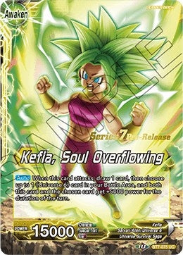 Image for Caulifla & Kale // Kefla, Soul Overflowing (Assault of the Saiyans Pre-Release Cards) (BT7-075_PR) - Dragon Ball Super: Masters
