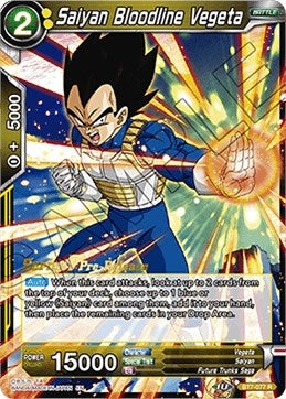 Image for Saiyan Bloodline Vegeta (Assault of the Saiyans Pre-Release Cards) (BT7-077_PR) - Dragon Ball Super: Masters