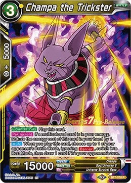 Image for Champa the Trickster (Assault of the Saiyans Pre-Release Cards) (BT7-078_PR) - Dragon Ball Super: Masters