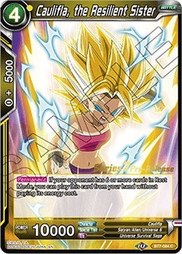 Image for Caulifla, the Resilient Sister (Assault of the Saiyans Pre-Release Cards) (BT7-084_PR) - Dragon Ball Super: Masters