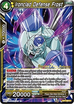 Image for Ironclad Defense Frost (Assault of the Saiyans Pre-Release Cards) (BT7-086_PR) - Dragon Ball Super: Masters