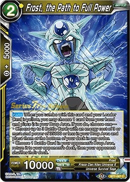 Image for Frost, the Path to Full Power (Assault of the Saiyans Pre-Release Cards) (BT7-087_PR) - Dragon Ball Super: Masters