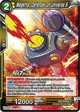 Image for Magetta, Defender of Universe 6 (Assault of the Saiyans Pre-Release Cards) (BT7-089_PR) - Dragon Ball Super: Masters