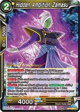 Image for Hidden Ambition Zamasu (Assault of the Saiyans Pre-Release Cards) (BT7-093_PR) - Dragon Ball Super: Masters
