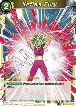 Image for Kefla's Fury (Assault of the Saiyans Pre-Release Cards) (BT7-097_PR) - Dragon Ball Super: Masters