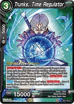 Image for Trunks, Time Regulator (Assault of the Saiyans Pre-Release Cards) (BT7-103_PR) - Dragon Ball Super: Masters