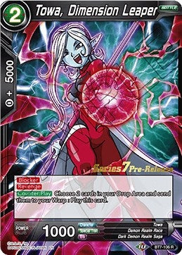 Image for Towa, Dimension Leaper (Assault of the Saiyans Pre-Release Cards) (BT7-106_PR) - Dragon Ball Super: Masters