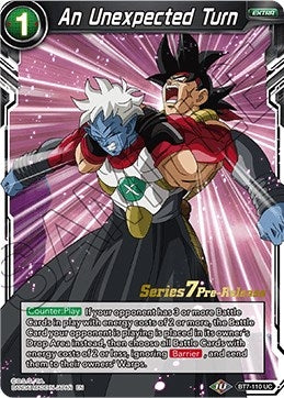 Image for An Unexpected Turn (Assault of the Saiyans Pre-Release Cards) (BT7-110_PR) - Dragon Ball Super: Masters