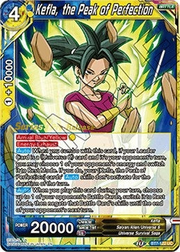 Image for Kefla, the Peak of Perfection (Assault of the Saiyans Pre-Release Cards) (BT7-122_PR) - Dragon Ball Super: Masters