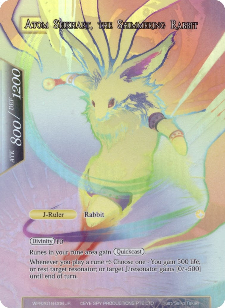 Image for Atom Seikhart // Atom Seikhart, the Shimmering Rabbit (Promo Cards) (WPR2018-006/JR) - Force of Will