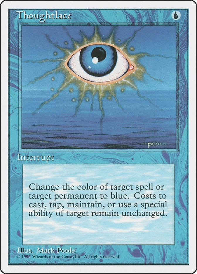 Image for Thoughtlace (Fourth Edition) - Magic: The Gathering