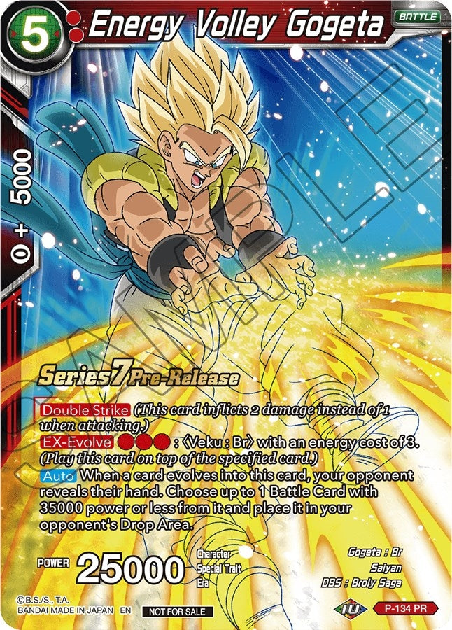Image for Energy Volley Gogeta (Alt Art) (Promotion Cards) (P-134) - Dragon Ball Super: Masters