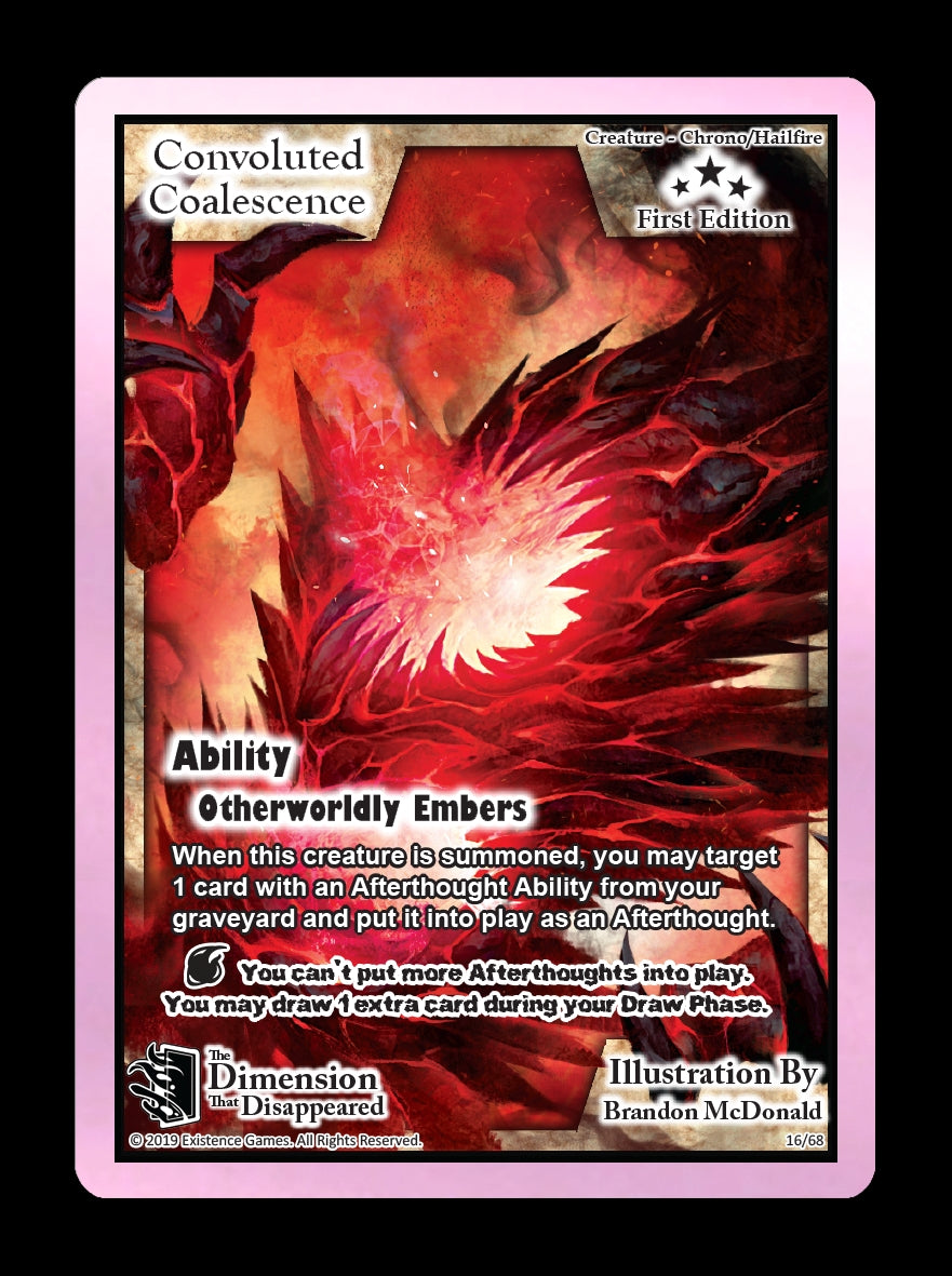 Image for Convoluted Coalescence (The Dimension that Disappeared) (16) - Exodus TCG