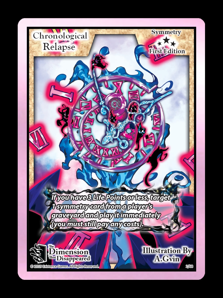 Image for Chronological Relapse (The Dimension that Disappeared) (2) - Exodus TCG