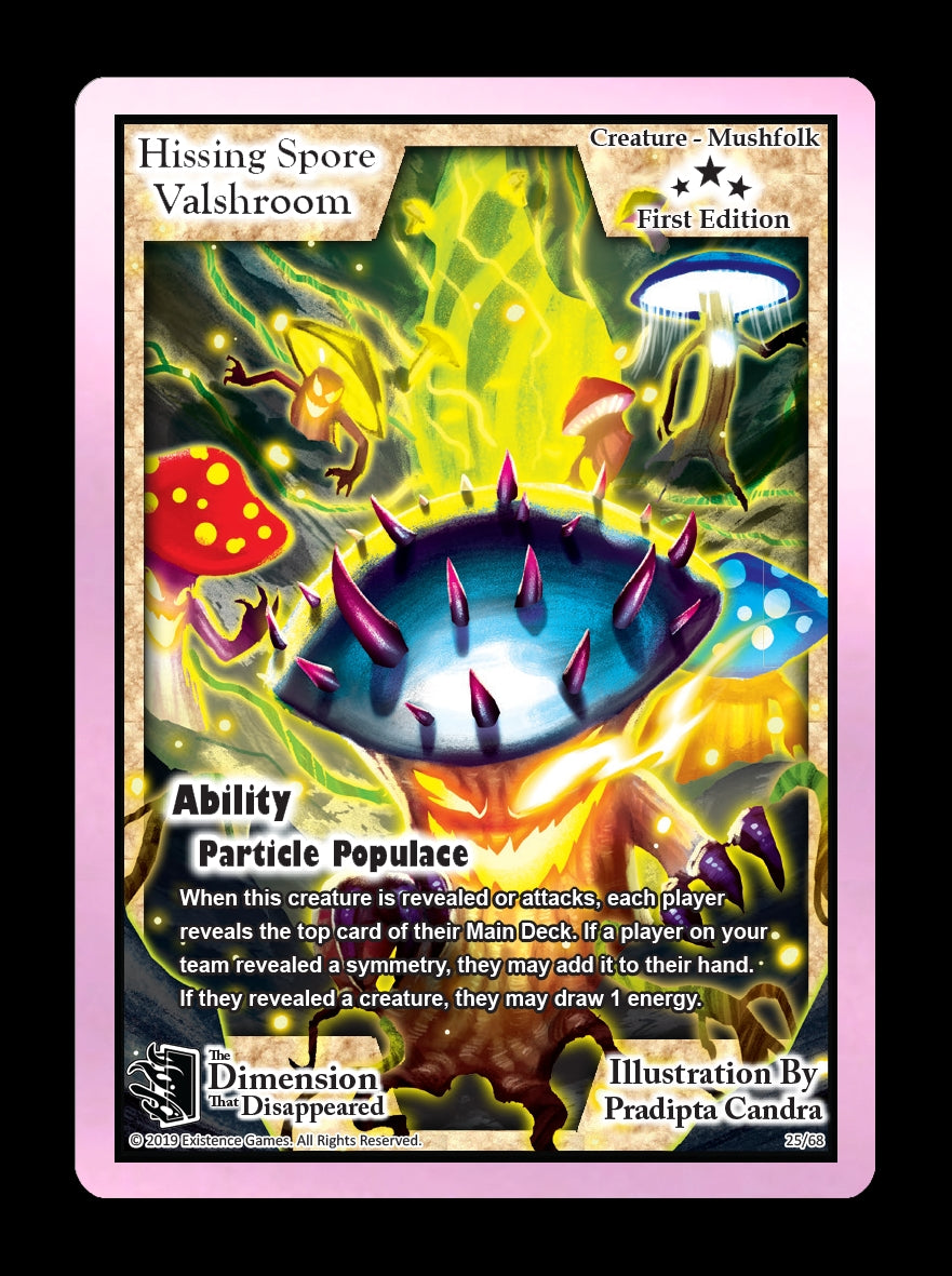 Image for Hissing Spore Valshroom (The Dimension that Disappeared) (25) - Exodus TCG