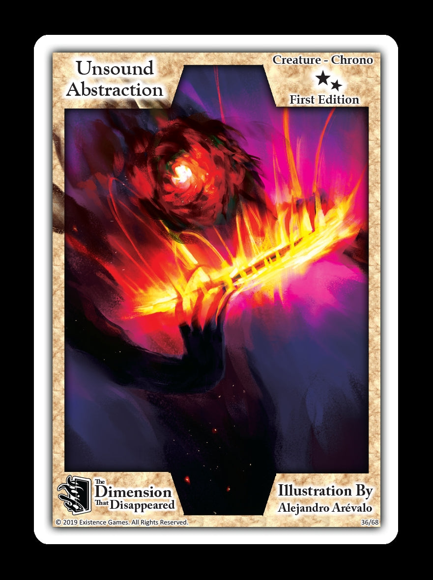 Image for Unsound Abstraction (The Dimension that Disappeared) (36) - Exodus TCG