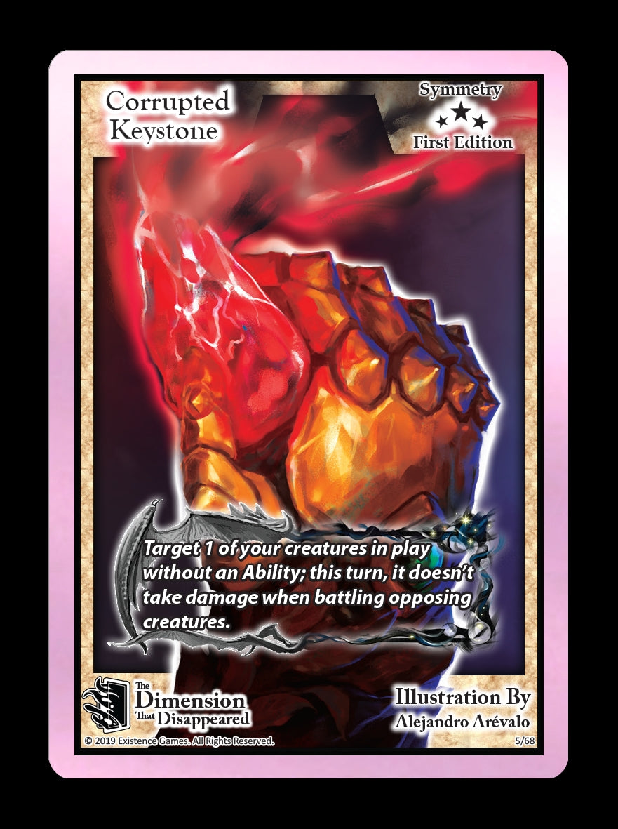 Image for Corrupted Keystone (The Dimension that Disappeared) (5) - Exodus TCG
