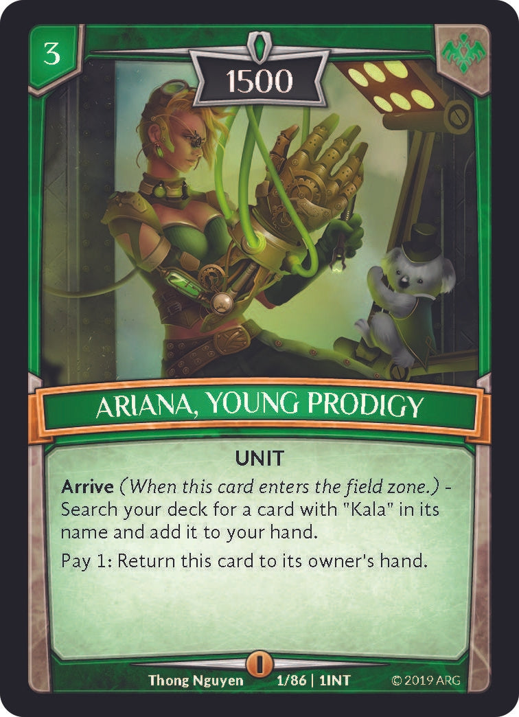 Image for Ariana, Young Prodigy (Intro Decks - 2019) (1/86 | 1INT) - Argent Saga TCG