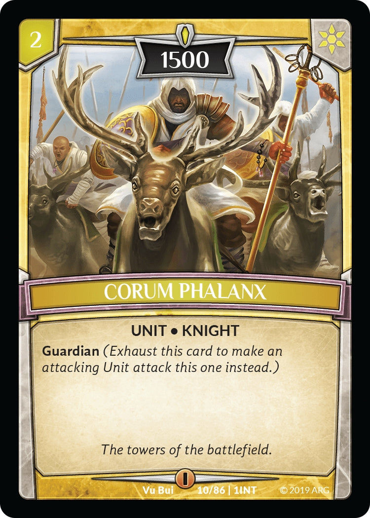 Image for Corum Phalanx (Intro Decks - 2019) (10/86 | 1INT) - Argent Saga TCG