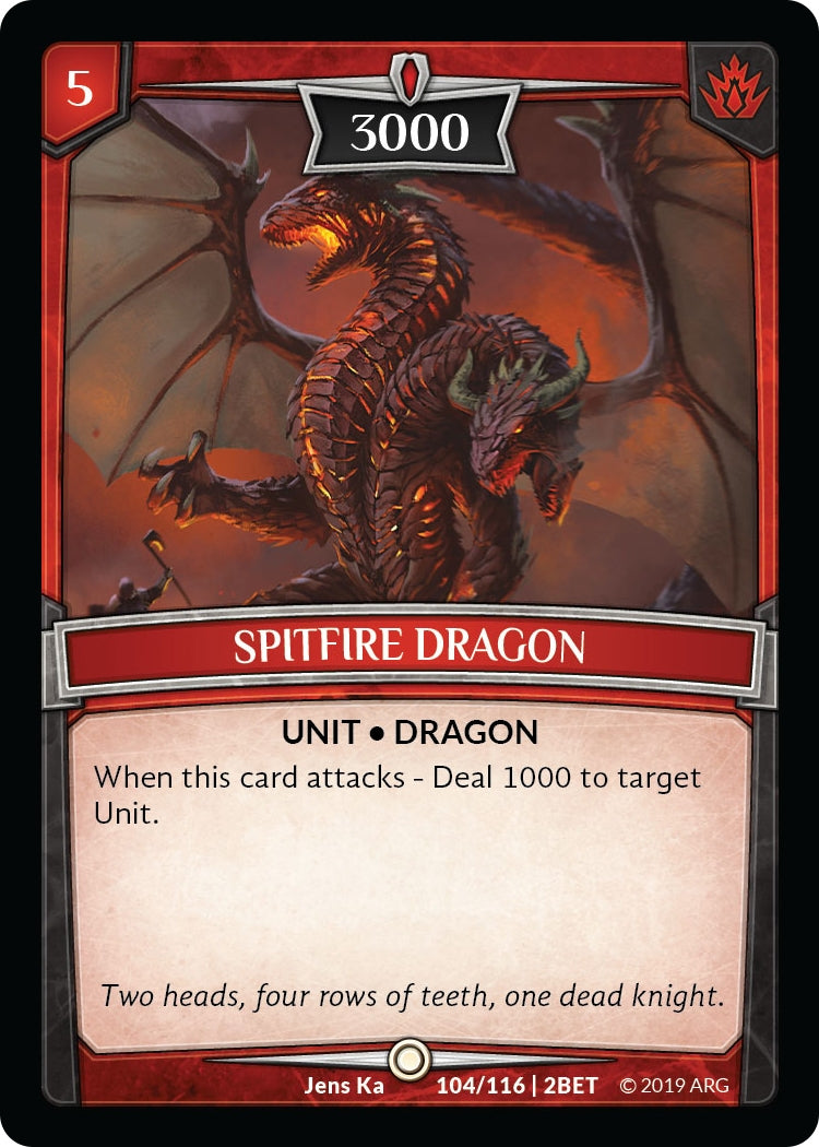 Image for Spitfire Dragon (Betrayal) (104/116 | 2BET) - Argent Saga TCG