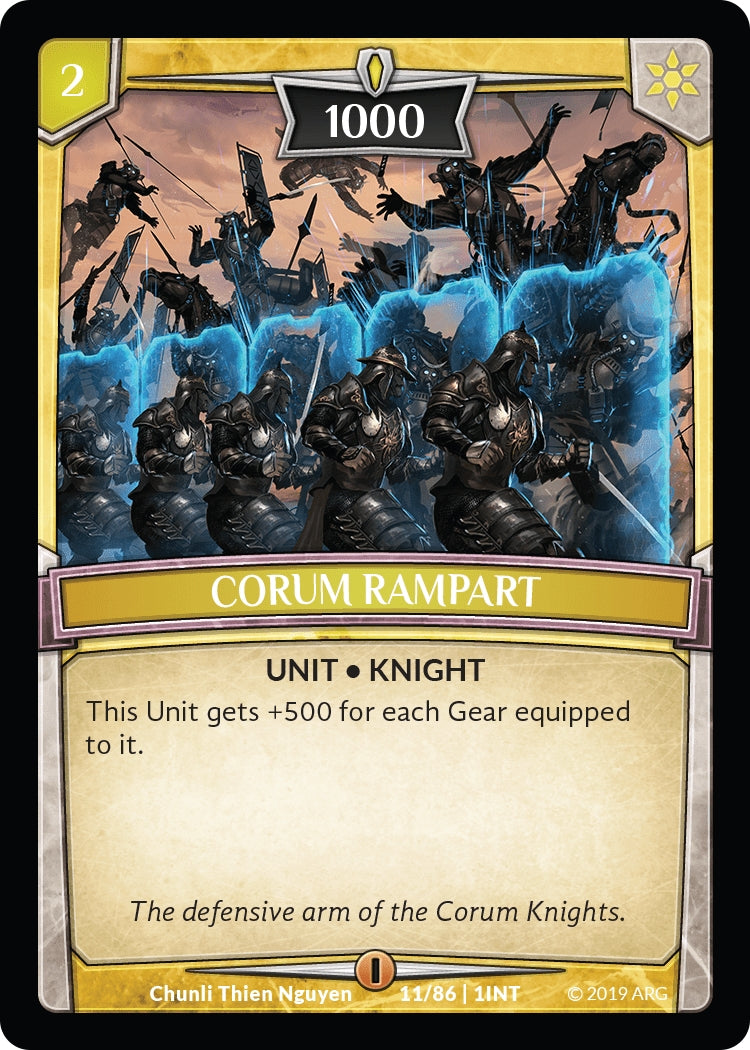 Image for Corum Rampart (Intro Decks - 2019) (11/86 | 1INT) - Argent Saga TCG