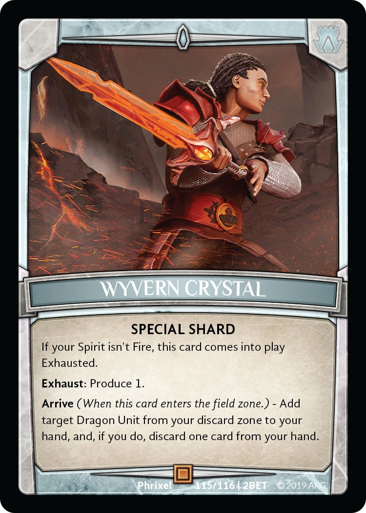 Image for Wyvern Crystal (Betrayal) (115/116 | 2BET) - Argent Saga TCG