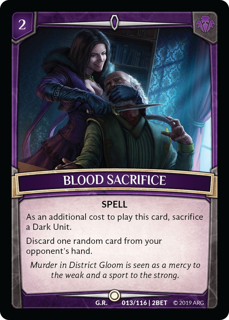 Image for Blood Sacrifice (Betrayal) (13/116 | 2BET) - Argent Saga TCG