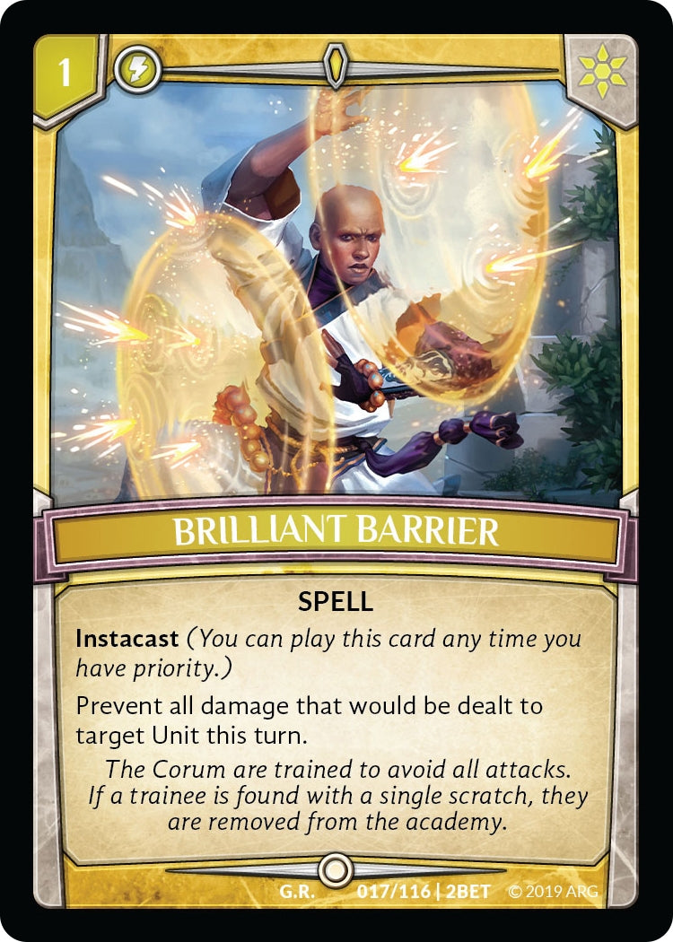 Image for Brilliant Barrier (Betrayal) (17/116 | 2BET) - Argent Saga TCG