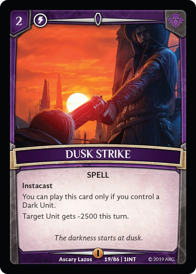 Image for Dusk Strike (Intro Decks - 2019) (19/86 | 1INT) - Argent Saga TCG