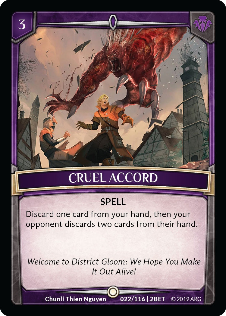 Image for Cruel Accord (Betrayal) (22/116 | 2BET) - Argent Saga TCG