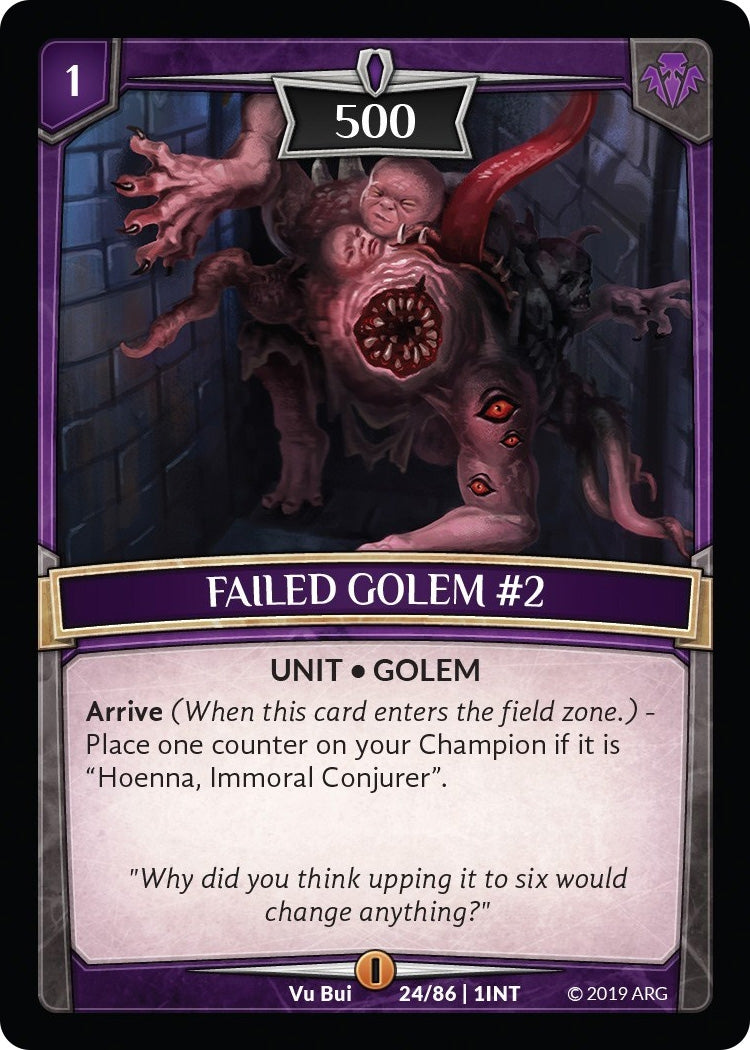 Image for Failed Golem #2 (Intro Decks - 2019) (24/86 | 1INT) - Argent Saga TCG