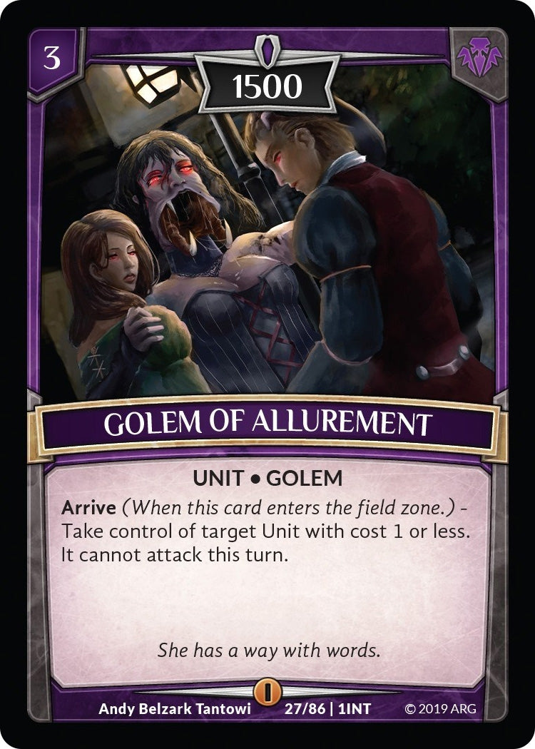 Image for Golem of Allurement (Intro Decks - 2019) (27/86 | 1INT) - Argent Saga TCG